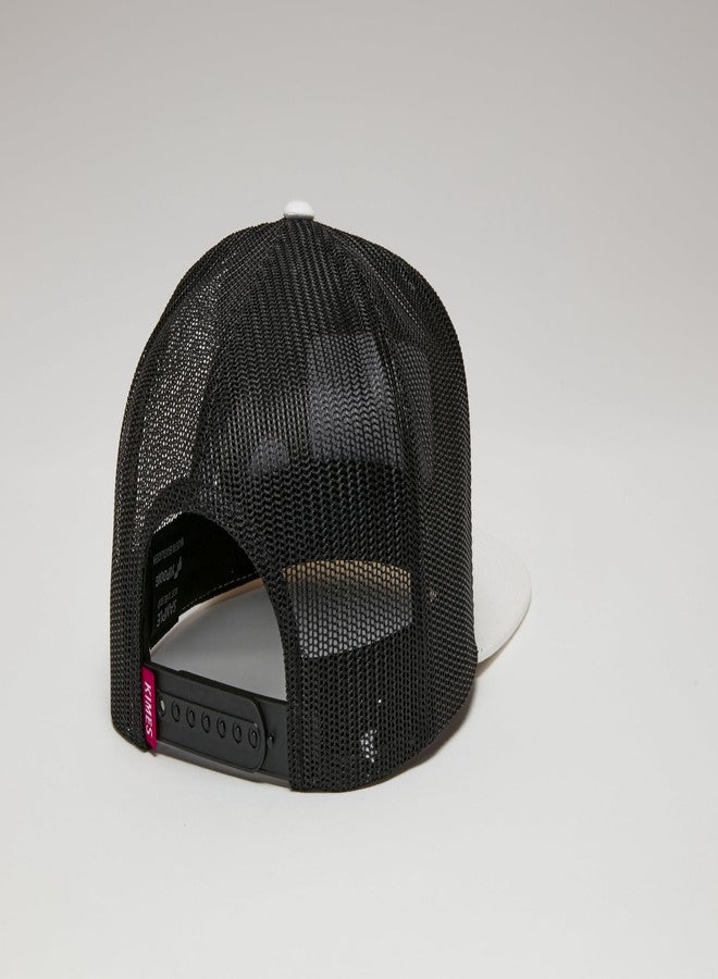 Kimes Ranch Men's Ck31 Trucker Hat Baseball Caps - White/Black - Image 3